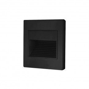 DK3050-BK Светильник встраиваемый в стену, IP 20, LED 3000, 1 Вт, черный пластик в Югорске - yugorsk.ok-mebel.com | фото