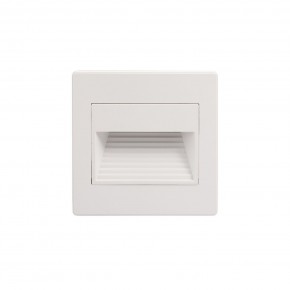 DK3050-WH Светильник встраиваемый в стену, IP 20, LED 3000, 1 Вт, белый, пластик в Югорске - yugorsk.ok-mebel.com | фото 3
