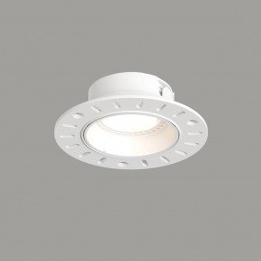 DK3055-WH Встраиваемый светильник, IP 20, 10 Вт, GU5.3, LED, белый, пластик в Югорске - yugorsk.ok-mebel.com | фото