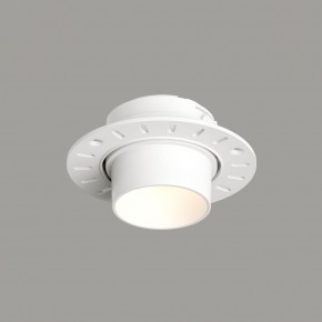 DK3056-WH Встраиваемый светильник под шпатлевку, IP20, до 15 Вт, LED, GU5,3, белый, пластик в Югорске - yugorsk.ok-mebel.com | фото 1