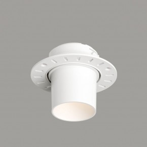 DK3057-WH Встраиваемый светильник под шпатлевку, IP20, до 15 Вт, LED, GU5,3, белый, пластик в Югорске - yugorsk.ok-mebel.com | фото 1