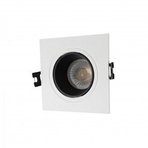 DK3071-WH+BK Встраиваемый светильник, IP 20, 10 Вт, GU5.3, LED, белый/черный, пластик в Югорске - yugorsk.ok-mebel.com | фото