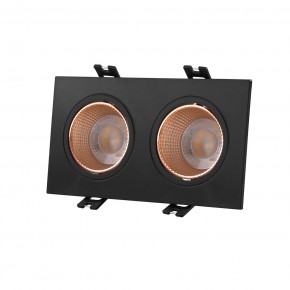 DK3072-BBR Встраиваемый светильник, IP 20, 10 Вт, GU5.3, LED, черный/бронзовый, пластик в Югорске - yugorsk.ok-mebel.com | фото