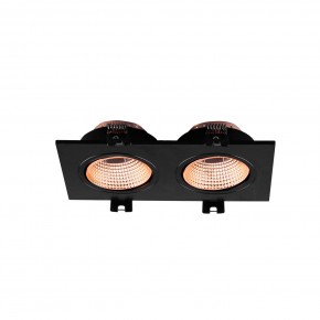 DK3072-BBR Встраиваемый светильник, IP 20, 10 Вт, GU5.3, LED, черный/бронзовый, пластик в Югорске - yugorsk.ok-mebel.com | фото 2