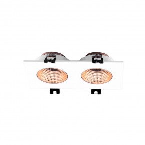 DK3072-WBR Встраиваемый светильник, IP 20, 10 Вт, GU5.3, LED, белый/бронзовый, пластик в Югорске - yugorsk.ok-mebel.com | фото 2