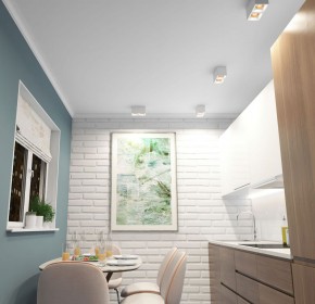DK3085-WH+BR Светильник накладной IP 20, 10 Вт, GU5.3, LED, белый/бронзовый, пластик в Югорске - yugorsk.ok-mebel.com | фото 2