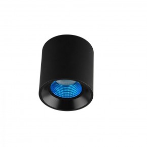 DK3090-BK+CY Светильник накладной IP 20, 10 Вт, GU5.3, LED, черный/голубой, пластик в Югорске - yugorsk.ok-mebel.com | фото