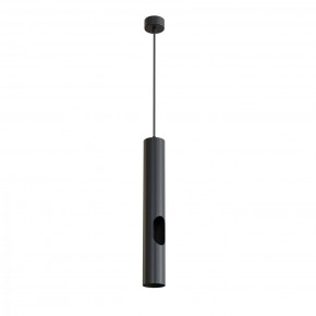 DK4045-BK Подвесной светильник, с декоративным вырезом, IP 20, до 15 Вт, LED, GU10, черный, алюминий в Югорске - yugorsk.ok-mebel.com | фото