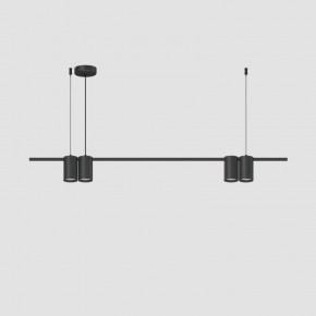 DK4061-BK Подвесной светильник ORBIT, IP20, 4xGU10 LED до 15 Вт, черный матовый, алюминий в Югорске - yugorsk.ok-mebel.com | фото 2