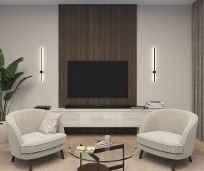 DK5012-BK Бра 800 мм, 3000К, IP20, 7 Вт, черный, алюминий в Югорске - yugorsk.ok-mebel.com | фото 5