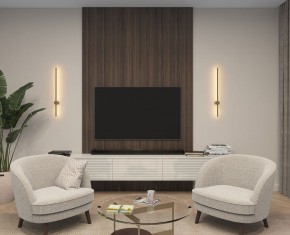 DK5012-SG Бра 800 мм, 3000К, IP20,7 Вт, матовое золото в Югорске - yugorsk.ok-mebel.com | фото 5