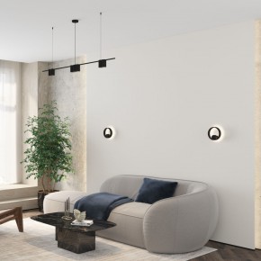 DK5060-BK Бра ORBIT, IP20, 3000К, LED, 10 Вт, черный матовый, алюминий в Югорске - yugorsk.ok-mebel.com | фото 5