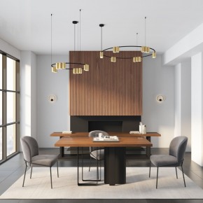 DK5060-BK+SG Бра ORBIT, IP20, 3000К, LED, 10 Вт, черный + сатинированное золото, алюминий в Югорске - yugorsk.ok-mebel.com | фото 6