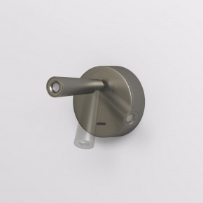 DK5072-DN Бра SHINE WALL со светодиодом, D104*H68, IP20, 3000К, 3W, RA?90, темный никель, алюминий в Югорске - yugorsk.ok-mebel.com | фото 3