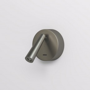DK5072-DN Бра SHINE WALL со светодиодом, D104*H68, IP20, 3000К, 3W, RA?90, темный никель, алюминий в Югорске - yugorsk.ok-mebel.com | фото 2