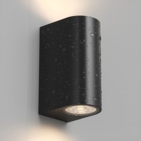 DK9791-BK Настенный уличный светильник NARVIK, IP44, 2хGU10 LED, до 15 Вт, черный, алюминий в Югорске - yugorsk.ok-mebel.com | фото 3