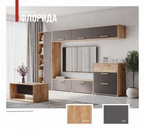 ФЛОРИДА Гостиная (модульная) дуб золотой/графит в Югорске - yugorsk.ok-mebel.com | фото