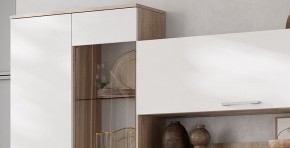 Гостиная Флай (ЦС-01/ШК-04) дуб сонома/белый в Югорске - yugorsk.ok-mebel.com | фото 11
