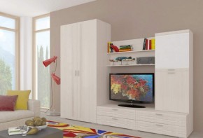Гостиная ЛОТОС (модульная) Бодега белая в Югорске - yugorsk.ok-mebel.com | фото 6