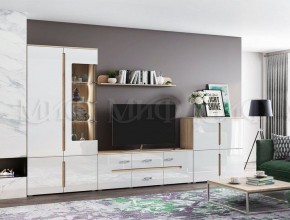 КИМ Тумба 4-х створчатая (белый) в Югорске - yugorsk.ok-mebel.com | фото 4