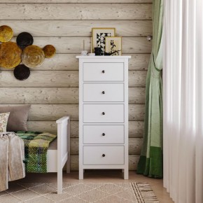Комод 05 Кантри белый с пятью ящиками в Югорске - yugorsk.ok-mebel.com | фото 4