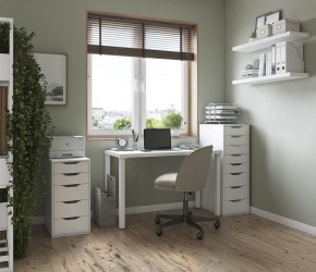 Комод Ингар белый с пятью выдвижными ящиками в Югорске - yugorsk.ok-mebel.com | фото 4
