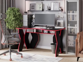 Компьютерный стол КЛ №9.0 (Черный/Красный) в Югорске - yugorsk.ok-mebel.com | фото 4