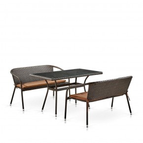 Комплект мебели из иск. ротанга T286A/S139A-W53 Brown в Югорске - yugorsk.ok-mebel.com | фото 2
