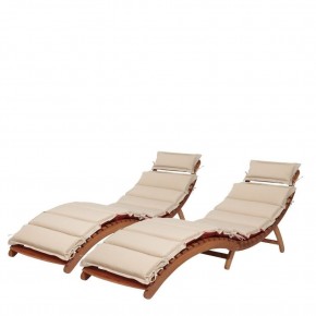 Комплект шезлонги и столик AFM-803A-T133 Beige (2+1) в Югорске - yugorsk.ok-mebel.com | фото 2