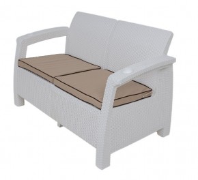 Комплект уличной мебели Yalta Premium Terrace Set (Ялта) белый (+подушки под спину) в Югорске - yugorsk.ok-mebel.com | фото 2