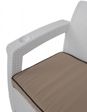 Комплект уличной мебели Yalta Premium Terrace Set (Ялта) белый (+подушки под спину) в Югорске - yugorsk.ok-mebel.com | фото 5
