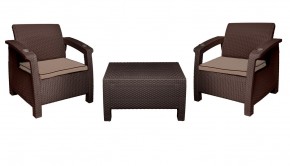 Комплект уличной мебели Yalta Premium Terrace Triple Set (Ялта) шоколадный (+подушки под спину) в Югорске - yugorsk.ok-mebel.com | фото 7