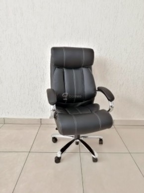 Кресло Barneo K-303 для руководителя (черная экокожа) в Югорске - yugorsk.ok-mebel.com | фото 1