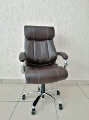 Кресло Barneo K-303 для руководителя (коричневая экокожа) в Югорске - yugorsk.ok-mebel.com | фото 1