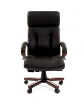 Кресло для руководителя CHAIRMAN  421 (Натуральная кожа) Черное в Югорске - yugorsk.ok-mebel.com | фото 2