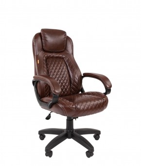 Кресло для руководителя  CHAIRMAN 432 (Экокожа коричневая) в Югорске - yugorsk.ok-mebel.com | фото 1