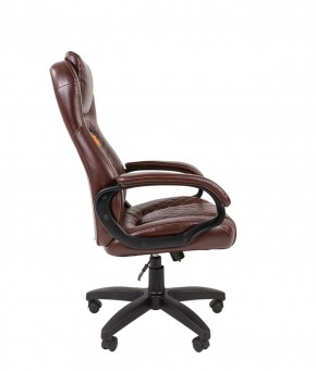 Кресло для руководителя  CHAIRMAN 432 (Экокожа коричневая) в Югорске - yugorsk.ok-mebel.com | фото 3