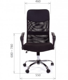 Кресло для руководителя CHAIRMAN 610 N (15-21 черный/сетка черный) в Югорске - yugorsk.ok-mebel.com | фото 4