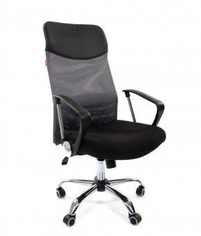Кресло для руководителя CHAIRMAN 610 N(15-21 черный/сетка серый) в Югорске - yugorsk.ok-mebel.com | фото 1