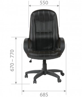 Кресло для руководителя  CHAIRMAN 685 (экокожа черный) в Югорске - yugorsk.ok-mebel.com | фото 5