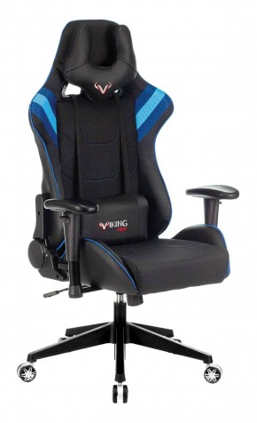 Кресло игровое Бюрократ VIKING 4 AERO BLUE черный/синий в Югорске - yugorsk.ok-mebel.com | фото