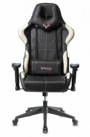 Кресло игровое Бюрократ VIKING 5 AERO WHITE черный/белый в Югорске - yugorsk.ok-mebel.com | фото 3