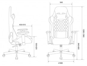 Кресло игровое Бюрократ VIKING 7 KNIGHT B FABRIC черный в Югорске - yugorsk.ok-mebel.com | фото 4