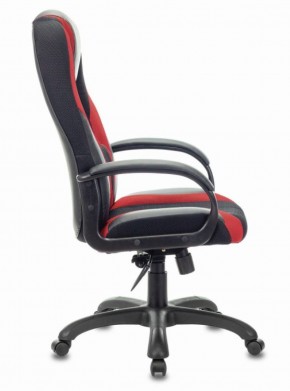 Кресло компьютерное BRABIX PREMIUM "Rapid GM-102" (экокожа/ткань, черное/красное) 532107 в Югорске - yugorsk.ok-mebel.com | фото 3