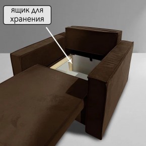 Кресло-кровать Принц КК1-ВК (велюр коричневый) в Югорске - yugorsk.ok-mebel.com | фото 6