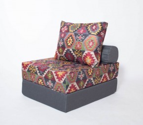 Кресло-кровать-пуф бескаркасное Прайм (мехико серый-графит) в Югорске - yugorsk.ok-mebel.com | фото 2