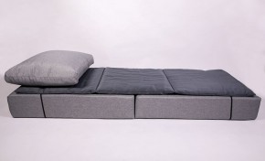 Кресло-кровать-пуф бескаркасное Прайм (мехико серый-графит) в Югорске - yugorsk.ok-mebel.com | фото 3