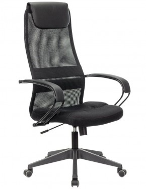 Кресло офисное BRABIX PREMIUM "Stalker EX-608 PL" (ткань-сетка/кожзам, черное) 532090 в Югорске - yugorsk.ok-mebel.com | фото