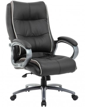 Кресло офисное BRABIX PREMIUM "Strong HD-009" (экокожа черная, ткань серая) 531945 в Югорске - yugorsk.ok-mebel.com | фото