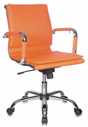 Кресло руководителя Бюрократ CH-993-LOW/ORANGE оранжевый в Югорске - yugorsk.ok-mebel.com | фото
